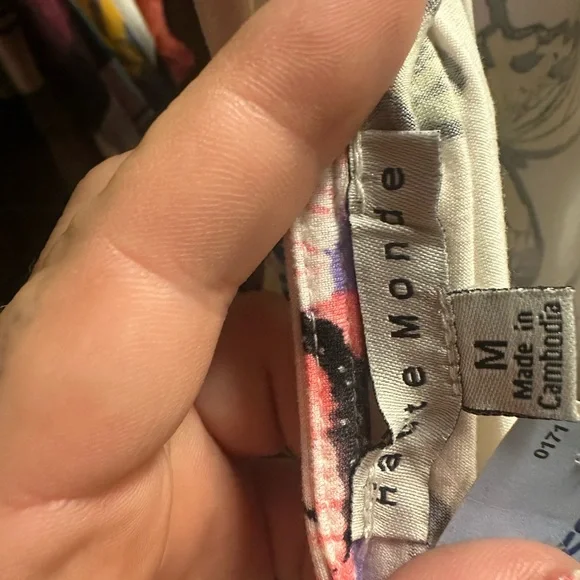 Haute Monde Multicolor Butterfly Kids Dress - Picture 4 of 4